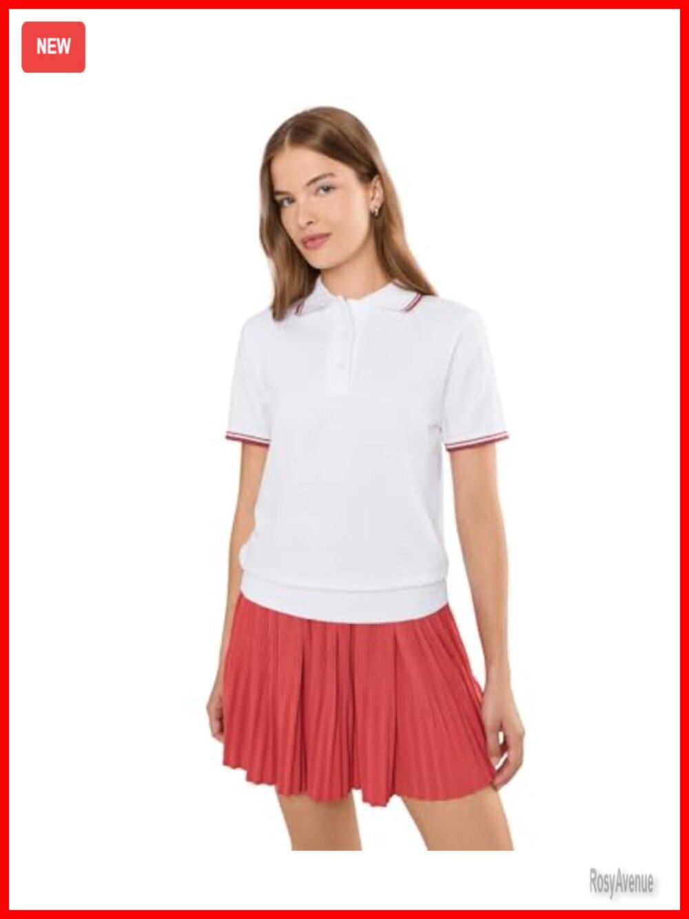 Seamless Polo Shirt Knitted Collar Three-Button Placket Pull-On Activewear
